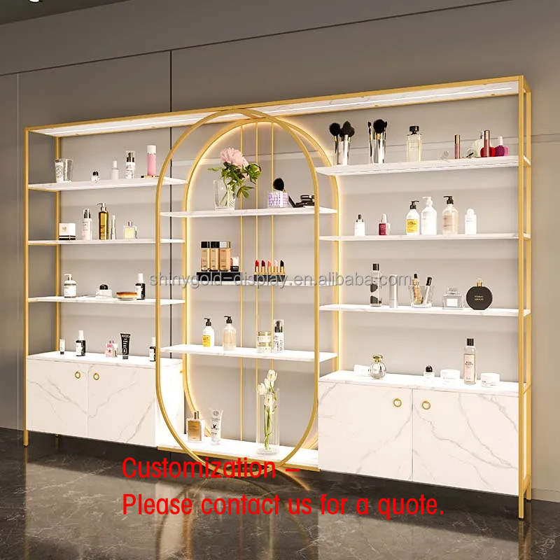 Luxury Skincare Display - custom.Luxury Cosmetic Wall Display Fancy Cosmetics