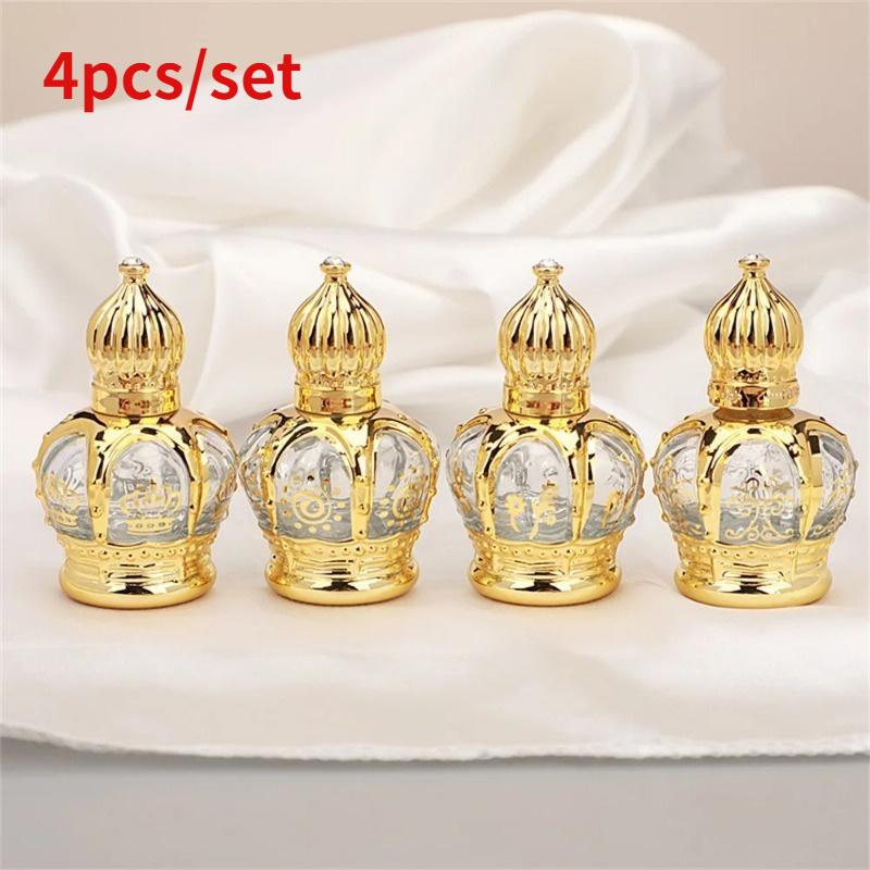 Luxury Skincare Oil - 4pcs/set Luxury Golden Essential Oil Roller