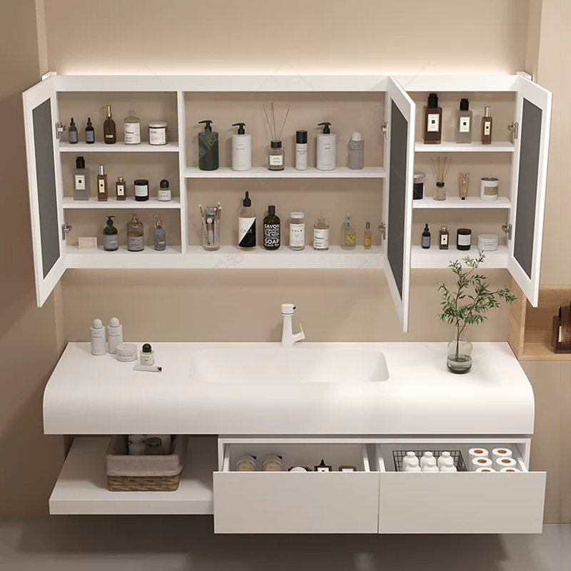 Drawers Paper Bathroom Cabinet - Luxury Skincare Display review and price