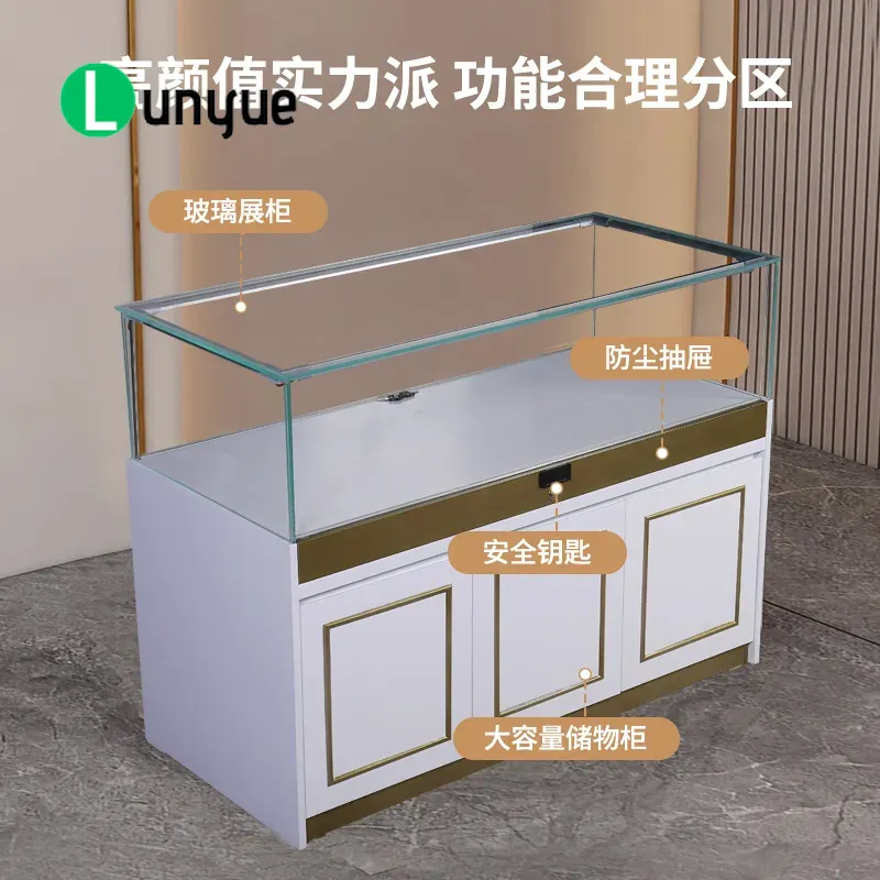 Wooden Display Cabinet for Des - Luxury Skincare Display review and price