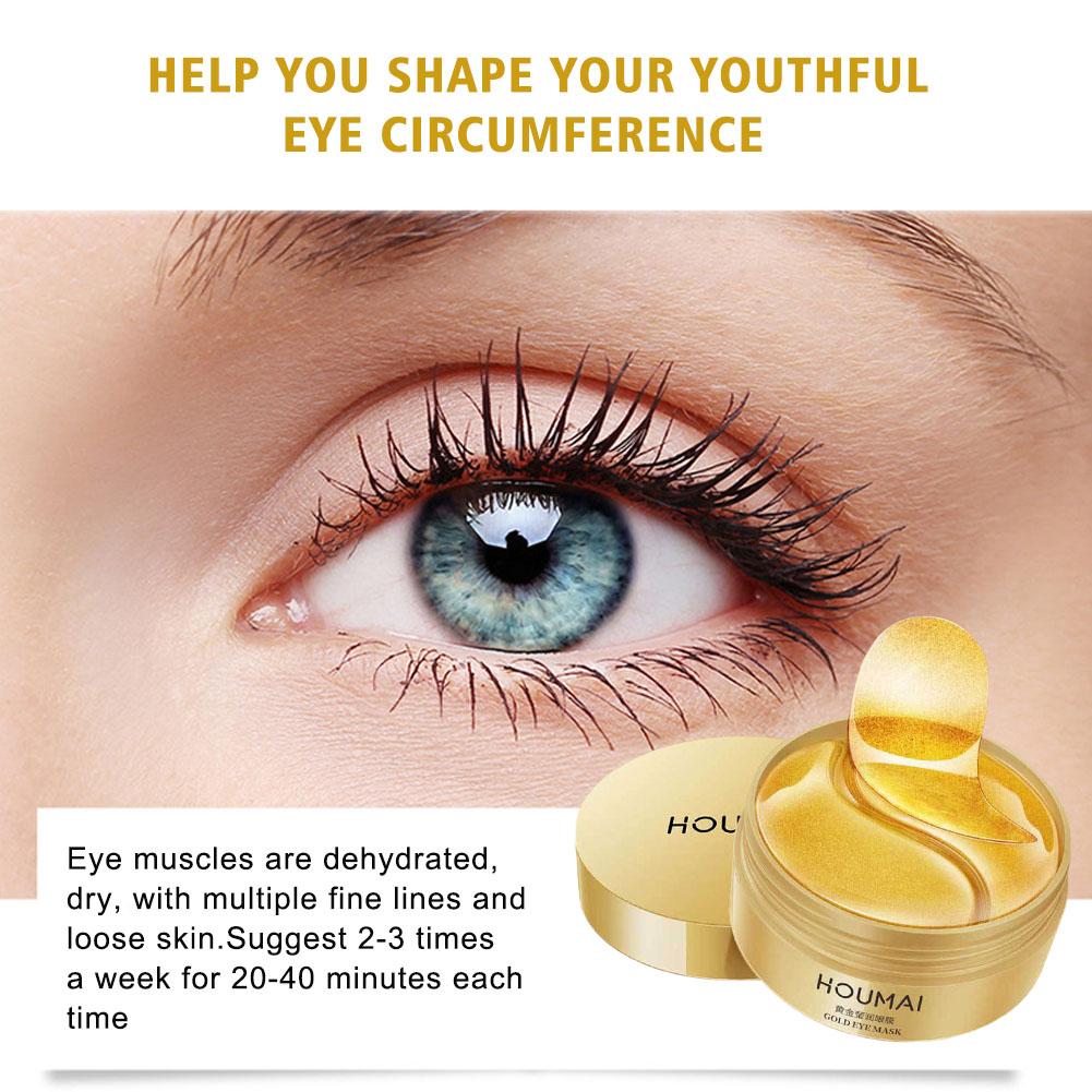 24K Gold Eye Mask 80g Hydratin - Luxury Gold Skincare review and price