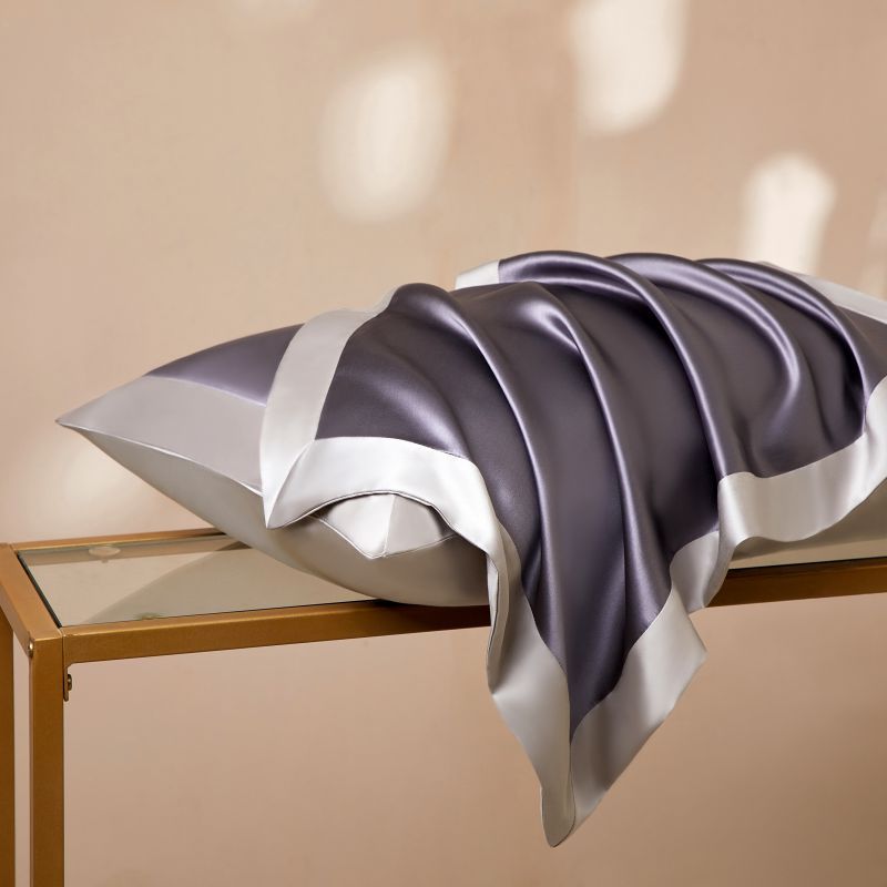40 Momme Silk Pillowcase Front - Luxury Skincare For Men review and price