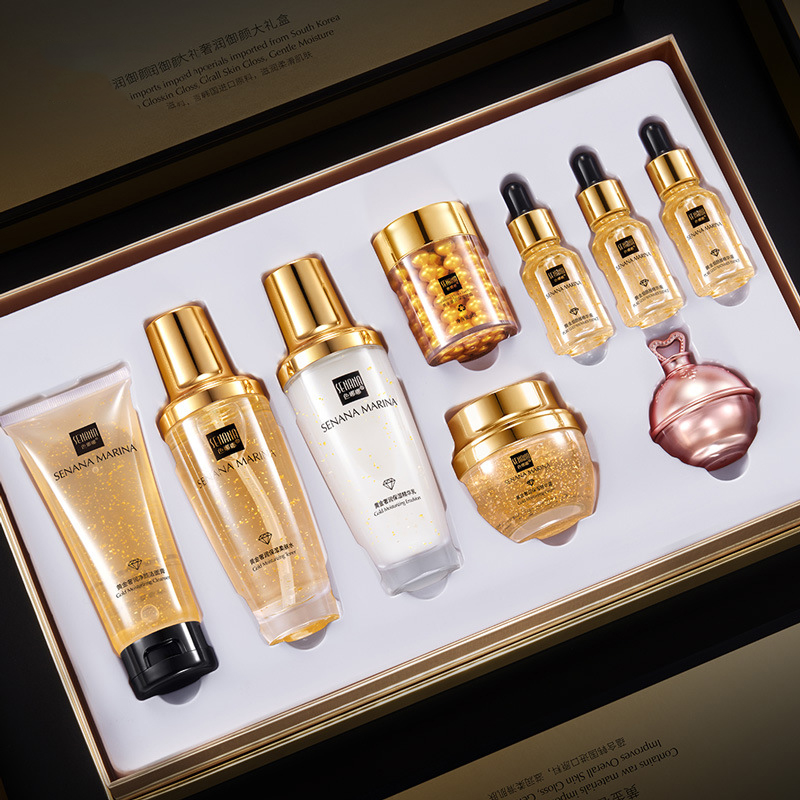 Women 24K Gold Skin Care Set 9 - Luxury Gold Skincare review and price