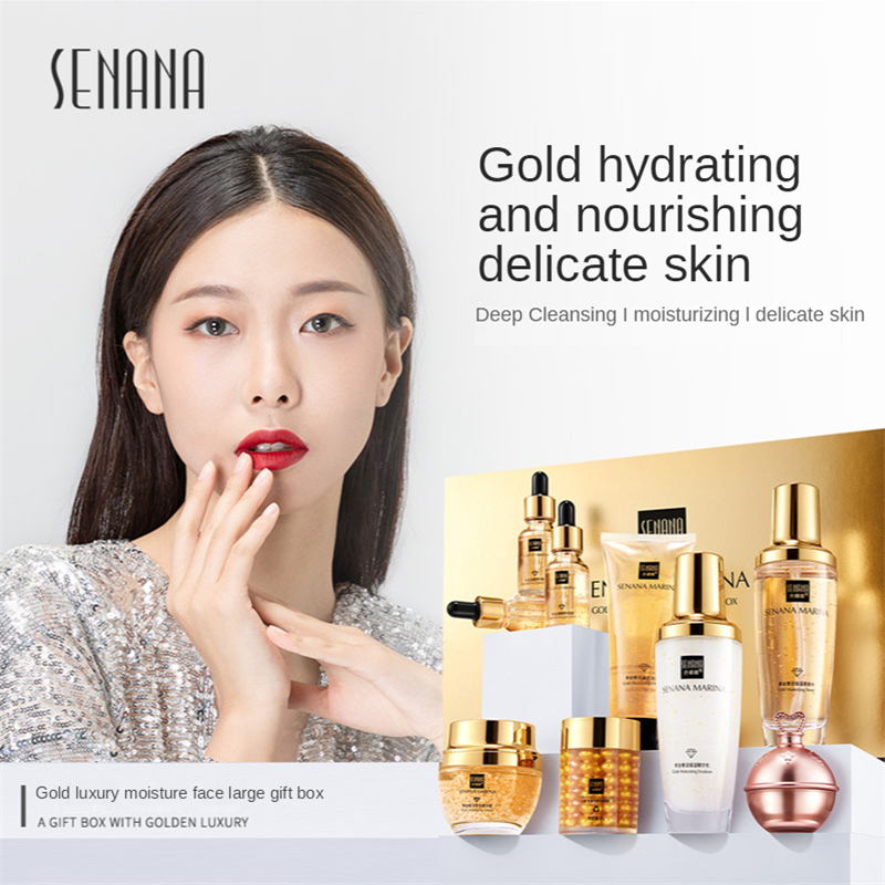 Women 24K Gold Skin Care Set 9 - Luxury Gold Skincare review and price