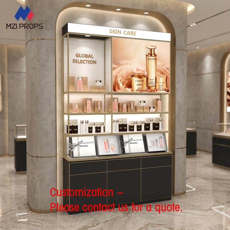 custom.Custom Cosmetic Display - Luxury Skincare Display review and price