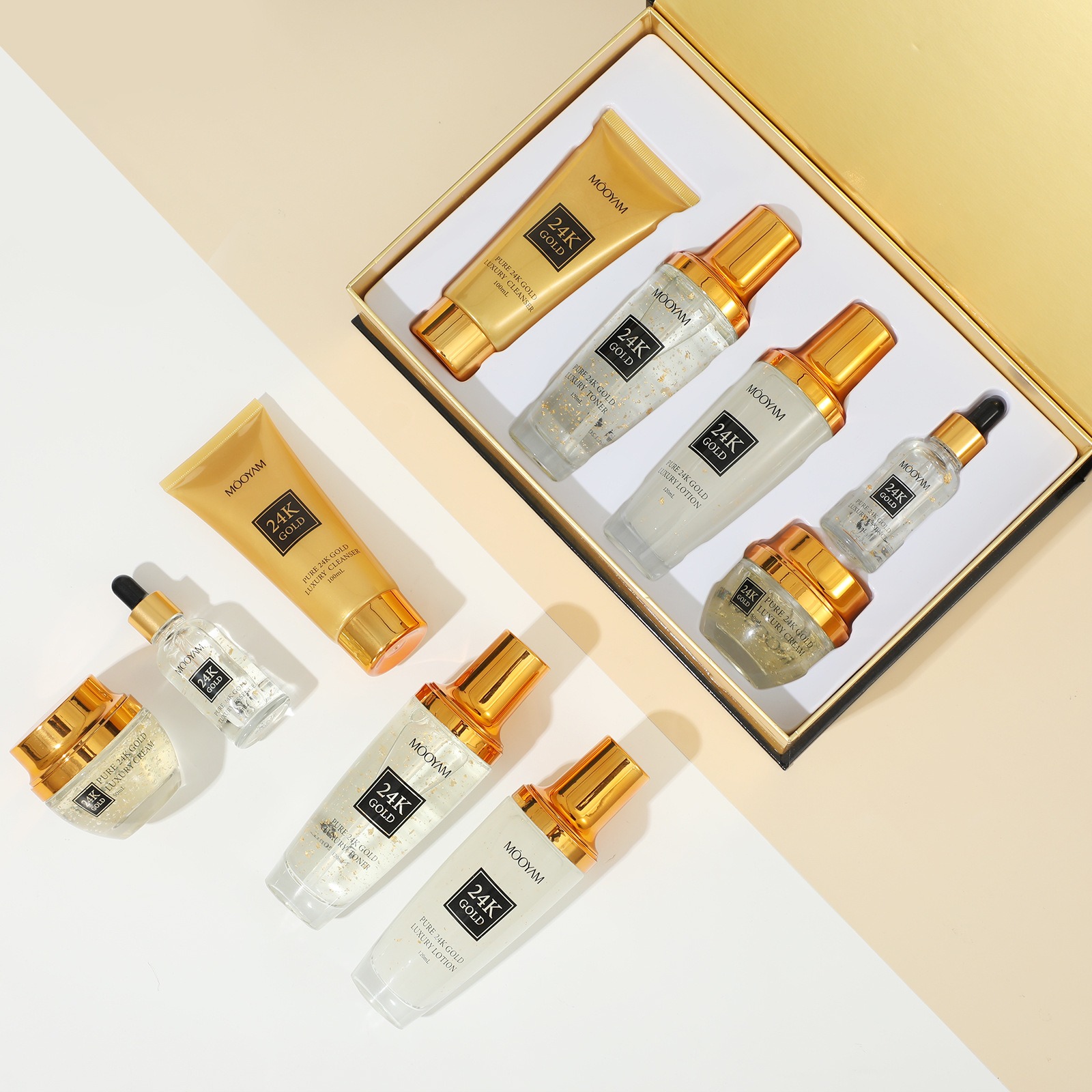 24K Gold LUXURY Moisturizin An - Luxury Gold Skincare review and price