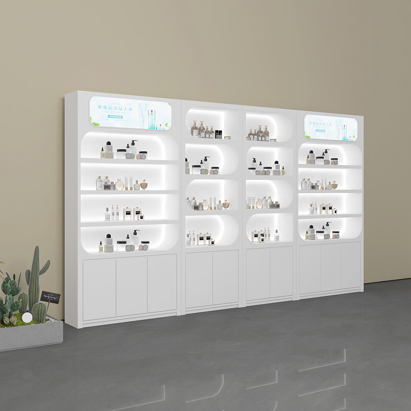 Nordic Minimalist Beauty Salon - Luxury Skincare Display review and price
