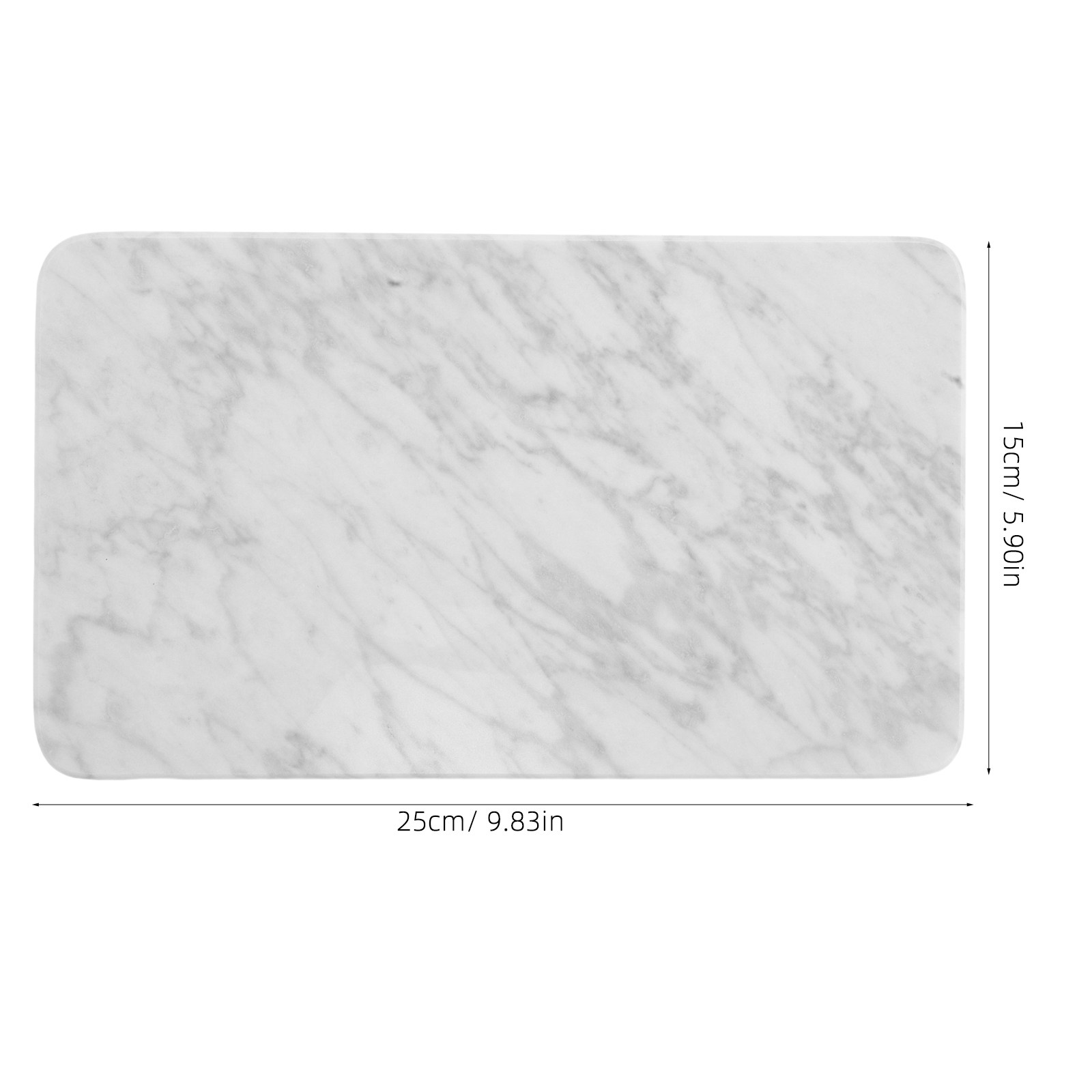 Natural White Marble Round Tra - Luxury Skin Care review and price